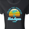 thumbnail image 4 of Inktastic Summer Enjoy the Sunshine Fort Meyers Florida in Blue Women's T-Shirt, 4 of 5