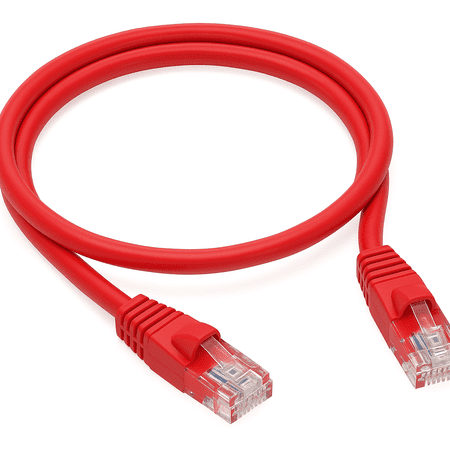 SANOXY 3ft Cat5e Crossover UTP Ethernet Patch Cable – Snagless  24AWG Bare Copper  Red price history on PriceWatchPro