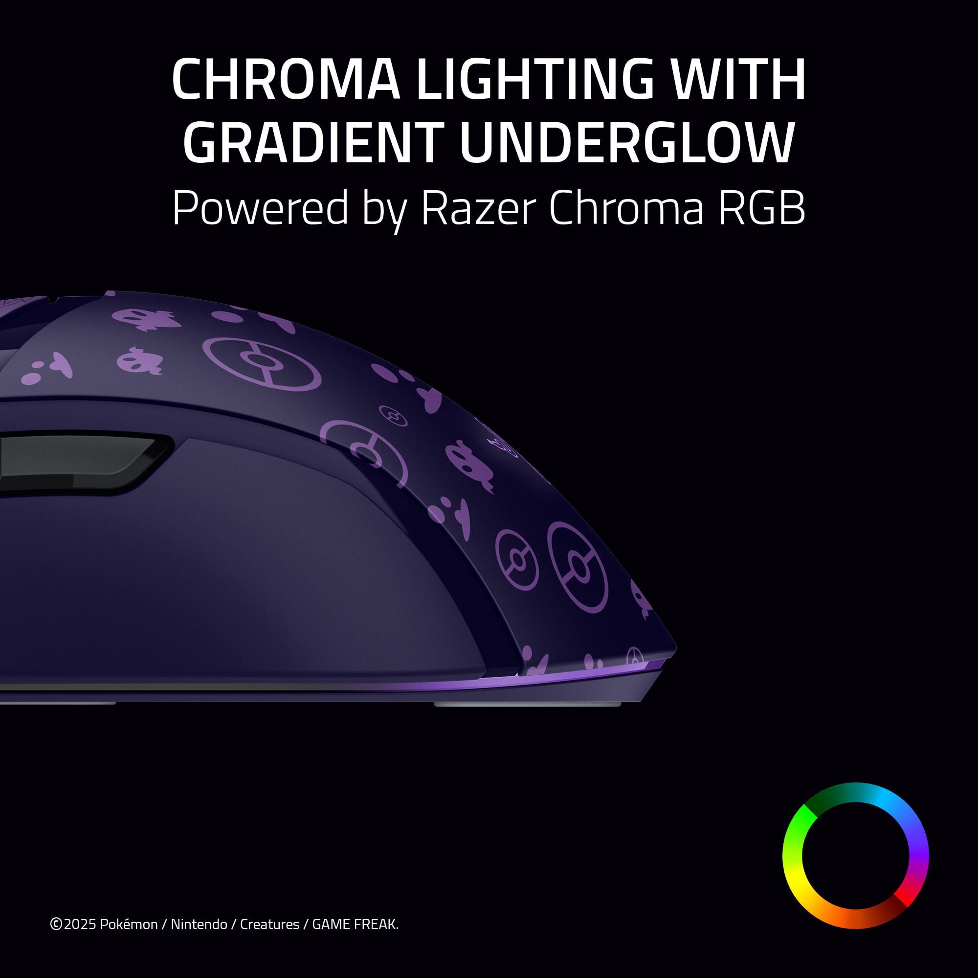 Razer Cobra Light-Weight Wired PC Gaming Mouse with Chroma RGB, Pokemon Gengar Edition