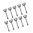thumbnail image 3 of QualitChoice 10Pcs 7cm Model Courtyard Light Wired Lamppost Street LED Lamps, 3 of 6