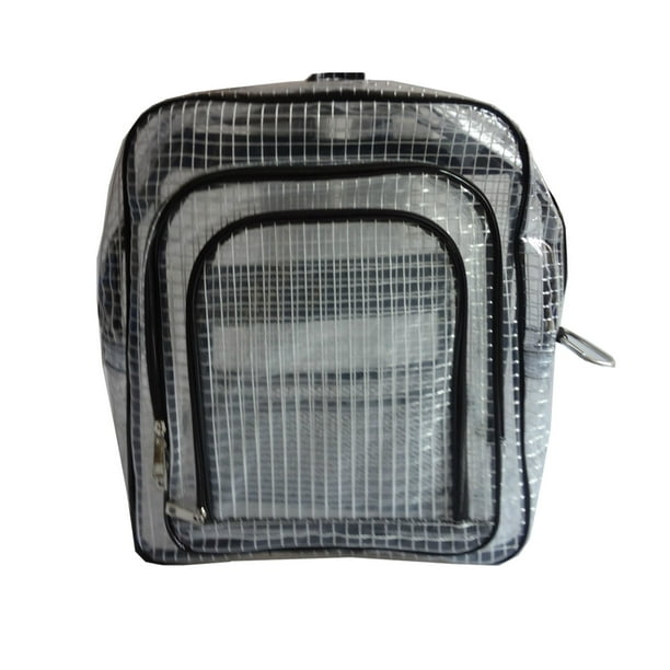 ZPAQI Antistatic Clear PVC Backpack Cleanroom Engineer Tool Bag for