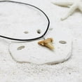 thumbnail image 3 of FROG SAC Natural Shark Tooth Necklace, Genuine Fossil Shark Teeth Jewelry for Men, Cool Beach Necklaces, Beachy Surfer Necklace for Women, 3 of 7
