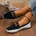 thumbnail image 5 of Dakaela Casual Slip on Shoes for Women Driving Walking Dress Loafers Round Toe Ballet Nurse Shoes, 5 of 8
