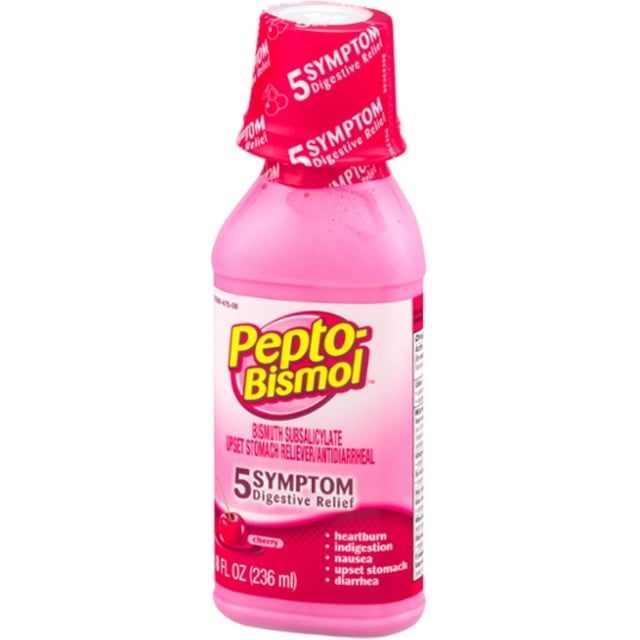 Pepto-Bismol Liquid, Cherry 8 oz (Pack of 3)