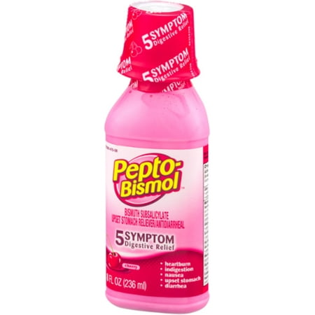 2 Pack - Pepto-Bismol Liquid, Cherry 8 oz