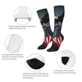 thumbnail image 3 of Xecao American Flag Print Compression Socks for Both Men And Women for Running, Travel, Flight, Nurse, 3 of 6