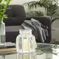 thumbnail image 2 of DecMode Clear Glass Decorative Candle Lantern with Rope Handle, 2 of 9