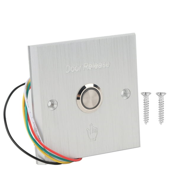 Botón De Salida Botón De Puerta Práctico Aleación De Aluminio Hotel Escuela Hogar Safetyc Apartamento Para Puertas Interiores Sistema De Seguridad Sistema De Control De