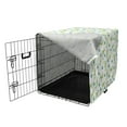 thumbnail image 3 of Lizard Dog Crate Cover, Crawling Reptiles and Bushes Drought Desert Creature, Easy to Use Pet Kennel Cover Small Dogs Puppies Kittens, 7 Sizes, Avocado Green Teal, by Ambesonne, 3 of 6