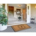thumbnail image 5 of A1 Home Collections Rubber and Coir Molded Door Mat 30x48 Inch Designer Hand-Crafted ,Personalized ,Double/Single Door Mat, 5 of 8
