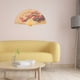 thumbnail image 4 of Abanico plegable de pared oriental con diseño de flores, fondo de pared, abanico grande artesanal, 4 of 8
