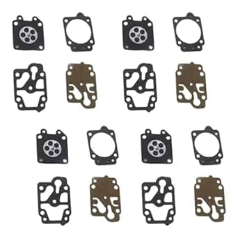 4 Kit Diafragmas Stihl Ms260 Desbrozadoras Chinas 26cc 33cc 43cc 52cc