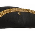 thumbnail image 2 of Tri Corner Hat With Gold Trim and Button Embelishment, 2 of 3