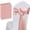Blush Pink-50, variant on Satin Blue Chair Sashes Bows 50 Pack - 7x108 Inches Light Ties Ribbons For Wedding Party Birthday Shower Decor