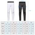 thumbnail image 2 of Youth Boys Compression Pants for Basketball Quick Dry Leggings Sports Tights Kids Athletic Soccer Base Layer, 2 of 9