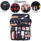 thumbnail image 5 of Bolsa Grande de Maquillaje Profesional(40*29*14CM),Separadores Ajustables,Bolsas de Cosméticos,Organizador de Maquillaje,Estuche de Maquillaje,Organizador de Cosméticos,con Correa de Hombro,Asa, 5 of 9