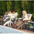 thumbnail image 3 of Folding Adirondack Ottoman for Adirondack Chair, Coffee, 3 of 9