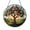 Acrylic 3.5 Inch, variant on Blooming Apple Tree Stained Glass Suncatcher for Window Decor, Round Nature Art Gift Idea