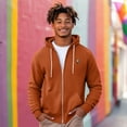 thumbnail image 3 of Dalix Lightning Bolt Glow in the Dark Embroidered Zip Hoodie Fleece Long Sleeve Pocket Warm Soft Mens in Autumn XL X-Large, 3 of 5