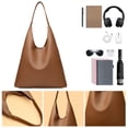 thumbnail image 1 of Bolso Mano para Mujer Piel Sintética Con Correa Ajustable Viajes Y Desplazamientos, 1 of 9