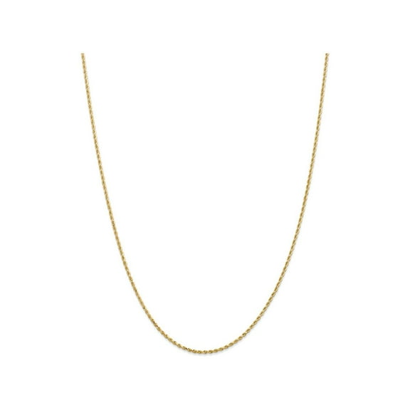 Primal Gold 14K Yellow Gold 1.50mm Diamond Cut Rope with Lobster Clasp Chain