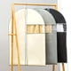 thumbnail image 3 of Funda protectora para ropa con ventana transparente, organizador de ropa (negro, 60 x 110 cm), 3 of 7