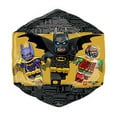 thumbnail image 2 of 6th LEGO Batman Movie Emblem Birthday Party Mylar Balloon Decorations Supplies, 2 of 5
