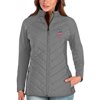 Women's Antigua Steel USWNT Altitude Quilted Full-Zip Jacket