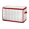 Whitmor Polypropylene Ornament Zip Chest Holds up to 112 Ornaments for a Child, Teen, Adult