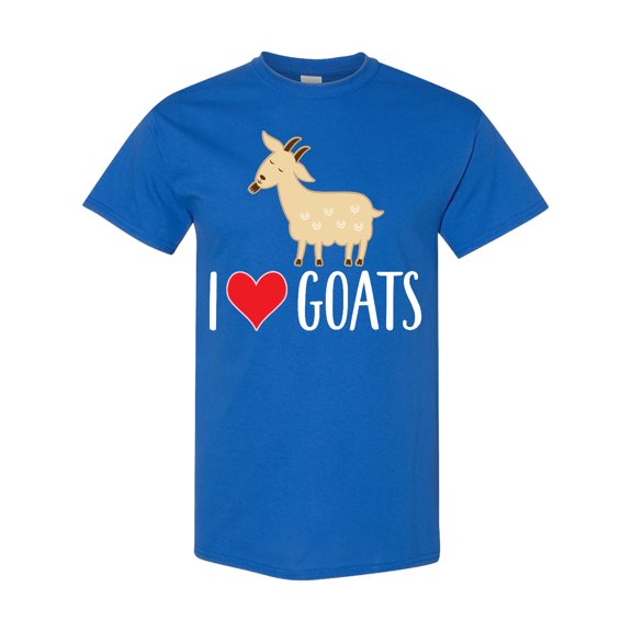 Inktastic Goat Cute I Love Goats Farm Animal T-Shirt