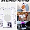 thumbnail image 2 of Dteck for iPhone 13 Pro Max Case Magnetic Compatible with MagSafe, Soft Plating TPU Bumper Anti-Scratch Shockproof Clear Cover with Camera Lens Protector for iPhone 13 Pro Max,Light Purple, 2 of 4