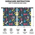 thumbnail image 2 of Blackout Kids Curtains,Cool Pet Background Dog Paw Childrens Insulated Curtains Set Of 2,Bedroom Essentials,Toddler Room Decor 42"x54"(106x137cm), 2 of 4