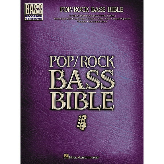 Hal Leonard Pop/Rock Bible Bass Guitar Tab Songbook