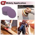 thumbnail image 6 of Unique Bargains 50 Pcs Car Wood Sanding Discs Smoothing Hook & Loop Sandpaper for Woodworking, Automotive Refinishing 3.94" 1200 Grit Purple Aluminum Oxide, 6 of 6
