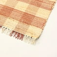 thumbnail image 4 of Expobazaar Artisan Hand Woven Jute & Cotton Brown Plaid Rug | 8X10 ft | Eco-Friendly | Modern Home Décor | Comfortable & Stylish, 4 of 5