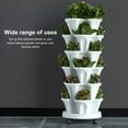 thumbnail image 4 of Gardening Stackable Vertical Planter  Tower Planting Nursery Pots - 1 Tier, 4 of 9
