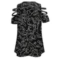 thumbnail image 4 of Circuits de Course-Modèle T-Shirt pour Femmes Nouvelle Mode Imprimé Fermeture Éclair Col en V Manches Courtes T-Shirts Décontractés Grande Taille Circuit de Course, 4 of 5