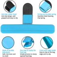 thumbnail image 3 of Assorted Colors Food Sealing Clip, Reusable Bag Clips with Non-slip Grips Ribbed Teeth for Freshness Retention, Heavy Duty Seal Grip, 12 Pieces for Home Kitchen Office Garage, 3 of 7