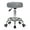 Grey, variant on OUTMASTER Rolling Stool with Wheels, Height Adjustable PU Leather Stool Chair for Salons and Barbers, Black