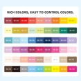 thumbnail image 5 of 54-color acrylic gel pens, a 3D acrylic paint pen set for coloring, gel pens for black paper, rocks, glass, fabric, DIY and crafts., 5 of 6