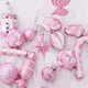 thumbnail image 2 of Esferas Navideñas Belug  Navidad Árbol Decoración Rosa 16pcs, 2 of 5