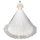 thumbnail image 2 of Vestido de novia de encaje de otoño, vestido de novia principal europeo y americano con hombros descubiertos, vestido de cola de gran tamaño, 2 of 5