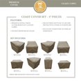 thumbnail image 1 of TK Classics Ensemble de Housse de Protection pour Patio Côte 17d en Beige, 1 of 1