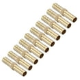 thumbnail image 2 of Brass Straight Pipe Joiner,Brass Barbed Straight 2-Way Straight Barbed Connector Straight Pipe Connector Multi-Functional, 2 of 7