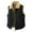 Black_24#916A, variant on Puffy Vest Mens Flannel Sleeveless Stand Collar Men Jacket Full Zipper Winter Warm Men's Outerwear Vests with Pocket