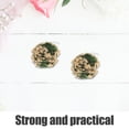 thumbnail image 3 of KAKOWELY 10 bolas decorativas de musgo artificial, guijarros verdes naturales, esferas de musgo simuladas, rellenos florales para centros de mesa, para bodas, decoración de mesas de estilo rústico., 3 of 4