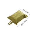 thumbnail image 3 of Taotanxi Solid Color With Hanging Rope Fabric Tissue Box ，Table Napkin Case Dispenser ，Concise Style Living Room Home Desktop Car Drawer Paper Bag For Household Or Car Use(Green), 3 of 6