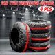 thumbnail image 4 of Set of 4 Universal Car Spare Tire Protection Covers for 16-20' Tires, 4 of 5