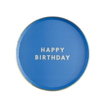Palisades Blue Signature Happy Birthday Small Plates - 8ct