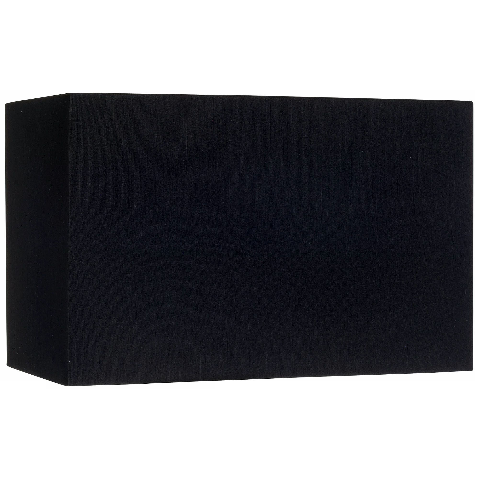 Brentwood Black Rectangular Hardback Lamp Shade 8/16x8/16x10 (Spider